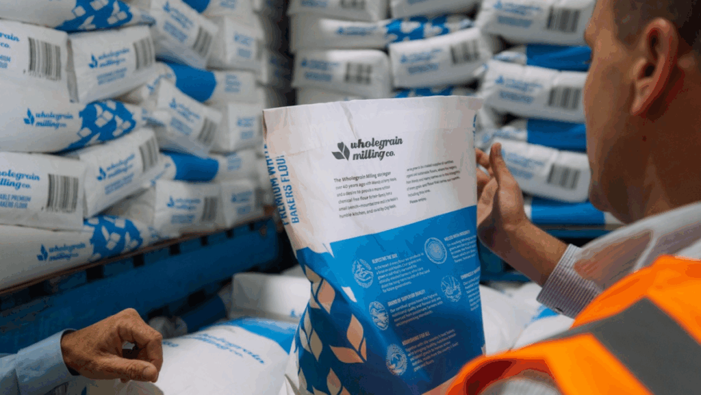 Wholegrain Milling Co Australia uses multiwall paper sacks that are BRCGS certified